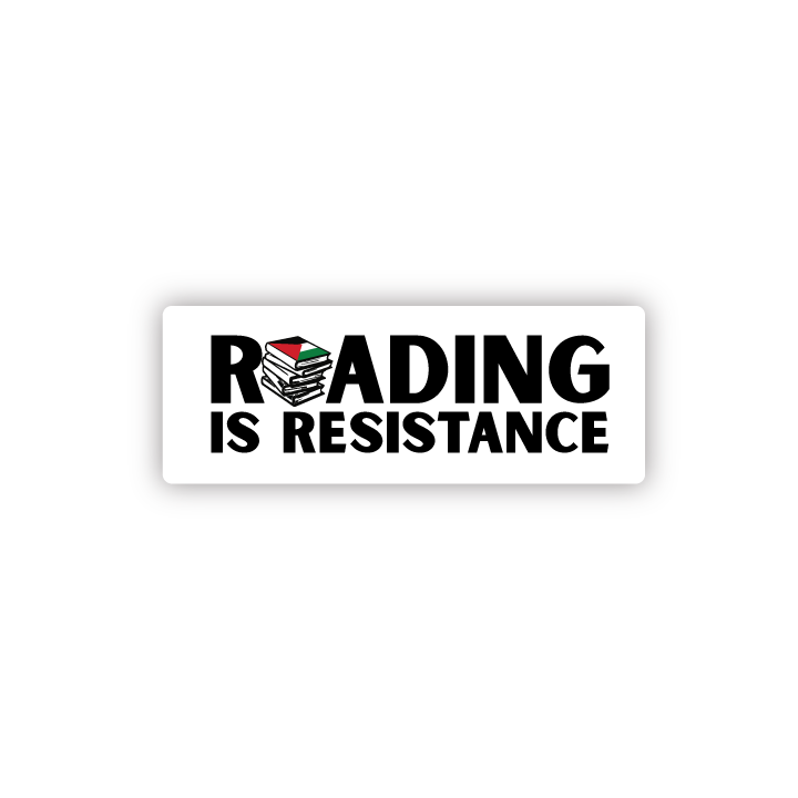 “Reading is Resistance” Stickers (2 pack)